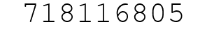 Number 718116805.