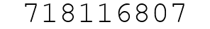 Number 718116807.