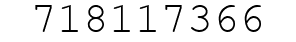 Number 718117366.