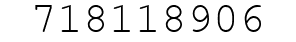 Number 718118906.