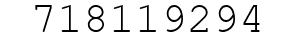 Number 718119294.