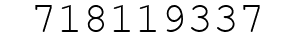 Number 718119337.