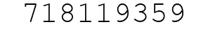 Number 718119359.