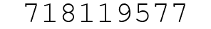 Number 718119577.