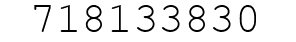 Number 718133830.