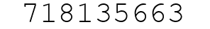 Number 718135663.