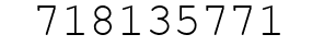 Number 718135771.
