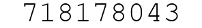 Number 718178043.