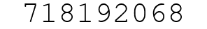 Number 718192068.