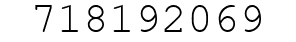 Number 718192069.