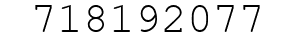Number 718192077.