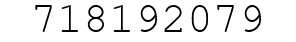 Number 718192079.