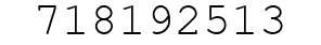 Number 718192513.
