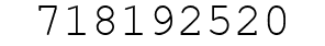 Number 718192520.