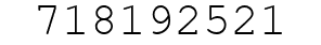 Number 718192521.