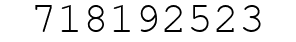 Number 718192523.