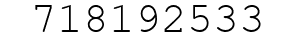 Number 718192533.