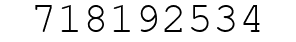 Number 718192534.