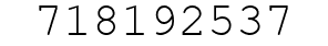 Number 718192537.