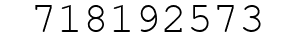 Number 718192573.