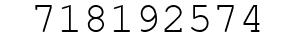 Number 718192574.