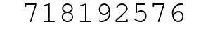 Number 718192576.