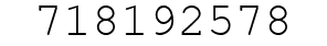 Number 718192578.
