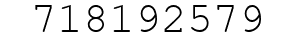 Number 718192579.