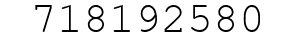 Number 718192580.
