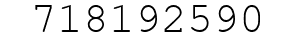 Number 718192590.