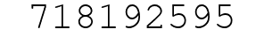 Number 718192595.
