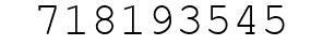 Number 718193545.