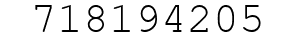 Number 718194205.