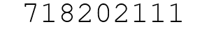 Number 718202111.
