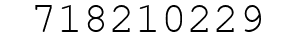Number 718210229.