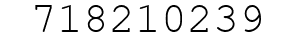 Number 718210239.