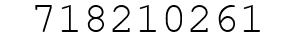 Number 718210261.