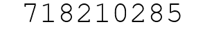 Number 718210285.