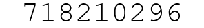 Number 718210296.