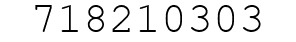 Number 718210303.