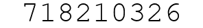 Number 718210326.