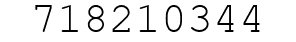 Number 718210344.