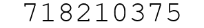 Number 718210375.