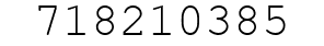 Number 718210385.