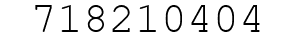 Number 718210404.