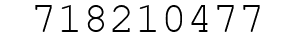 Number 718210477.