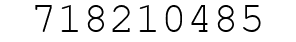 Number 718210485.