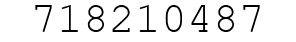 Number 718210487.