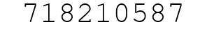 Number 718210587.