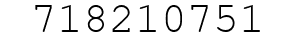 Number 718210751.